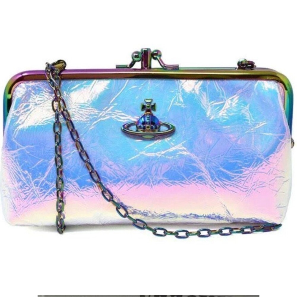 Vivienne Westwood Archive Orb iridescent Clutch *Please read description!*